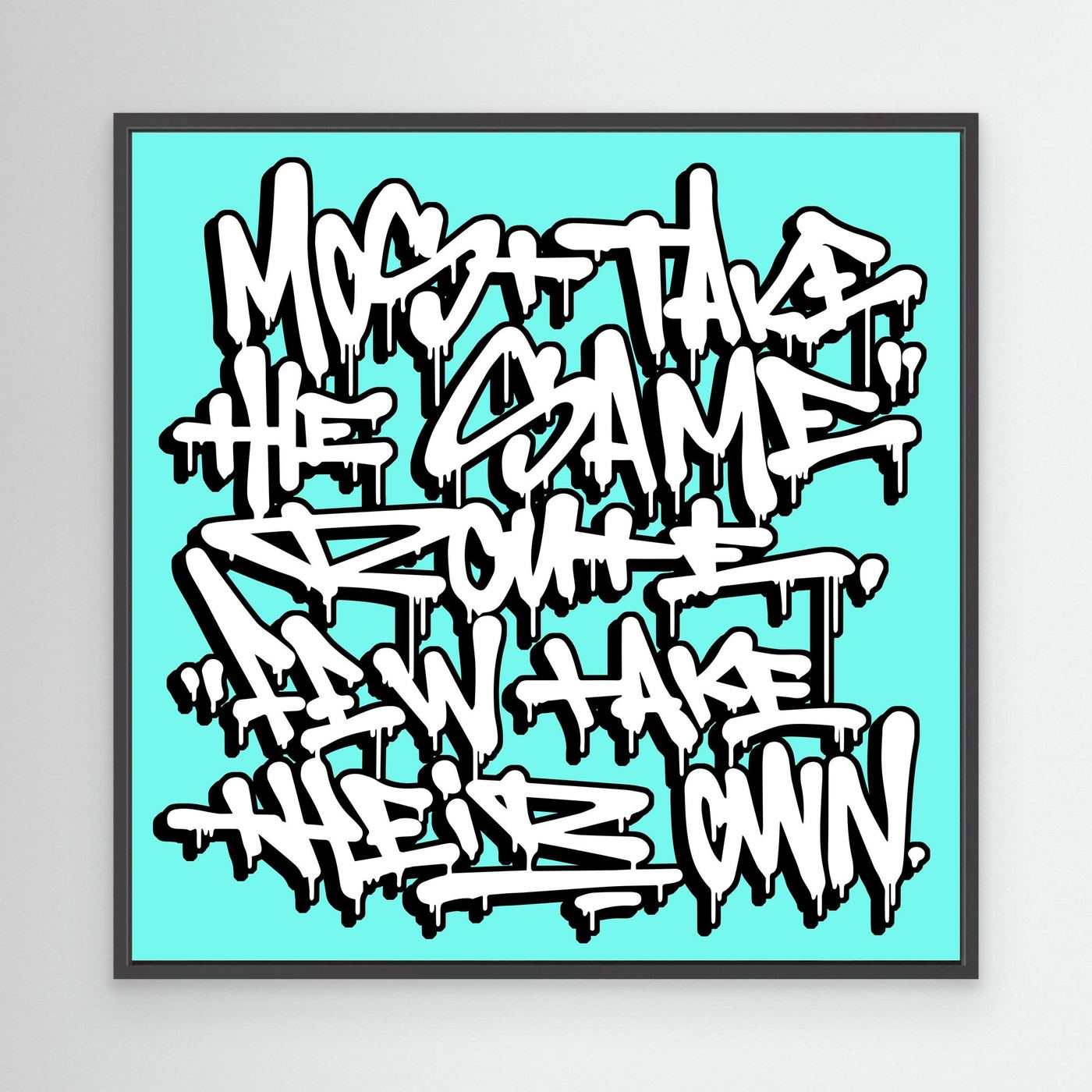 Most Take The Same Route, Few Take Their Own